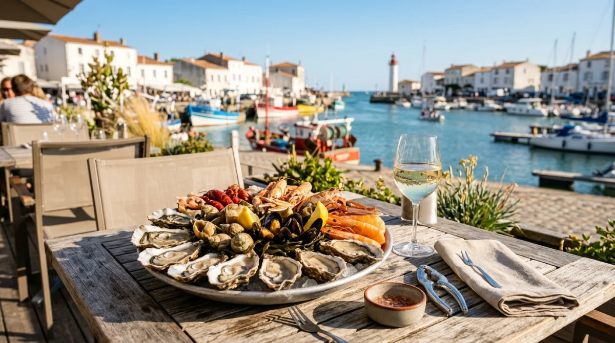 Les meilleurs restaurants de fruits de mer et poisson sur l'île de Ré