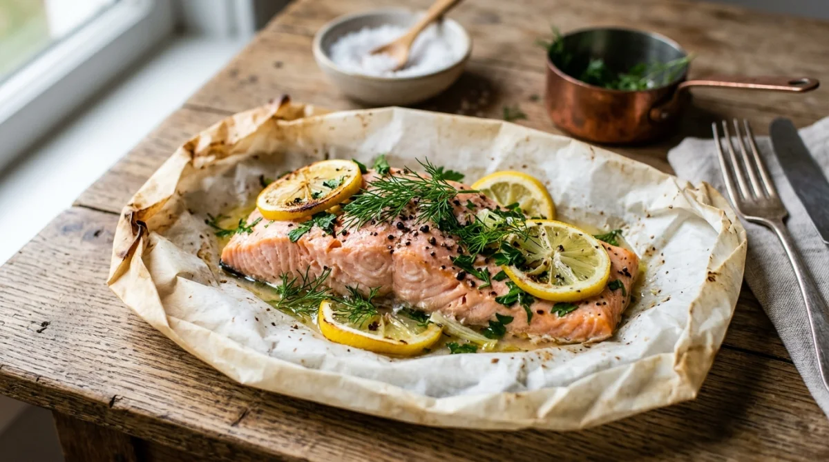 recette saumon au four
