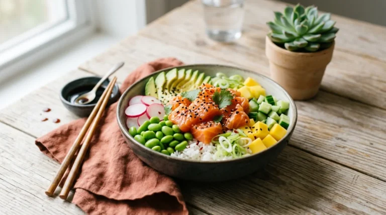 recette poke bowl saumon