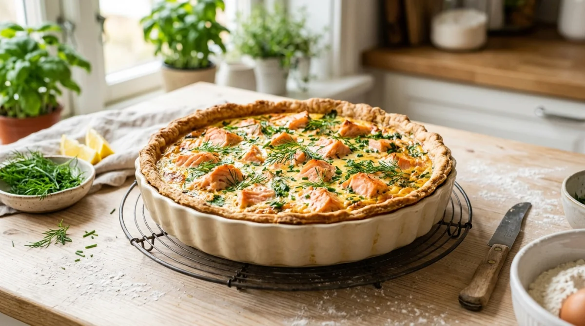 recette quiche saumon