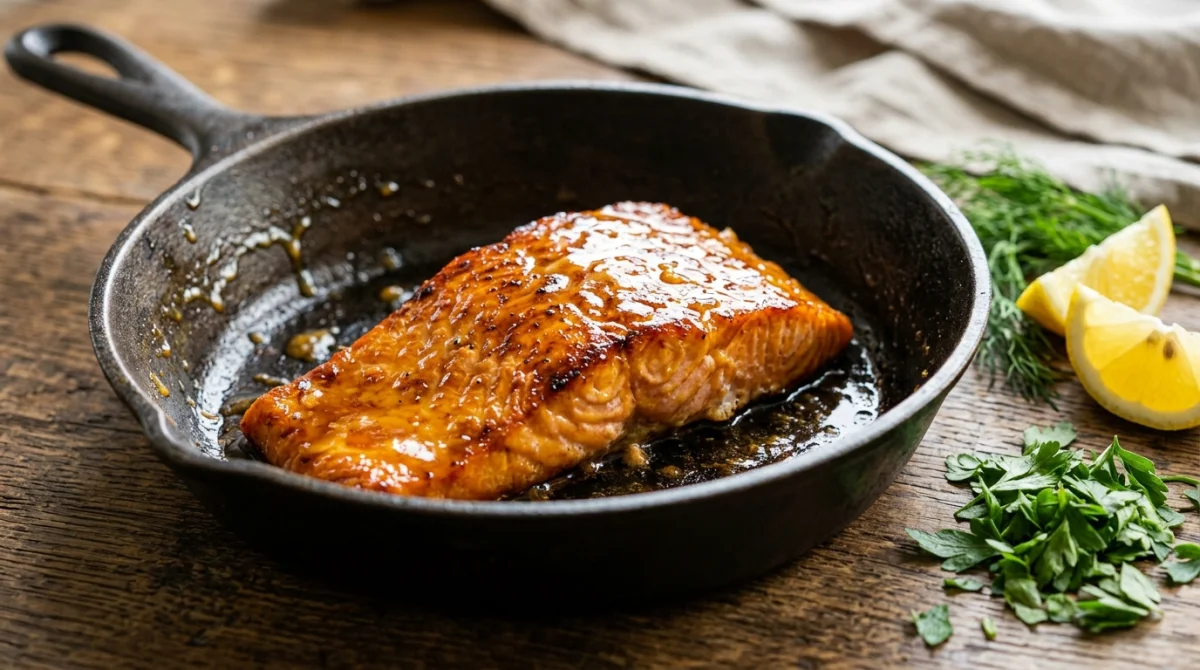 recette saumon miel moutarde