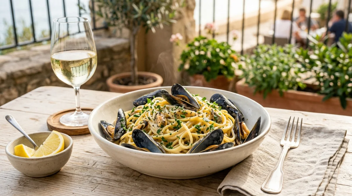 recette spaghetti aux moules