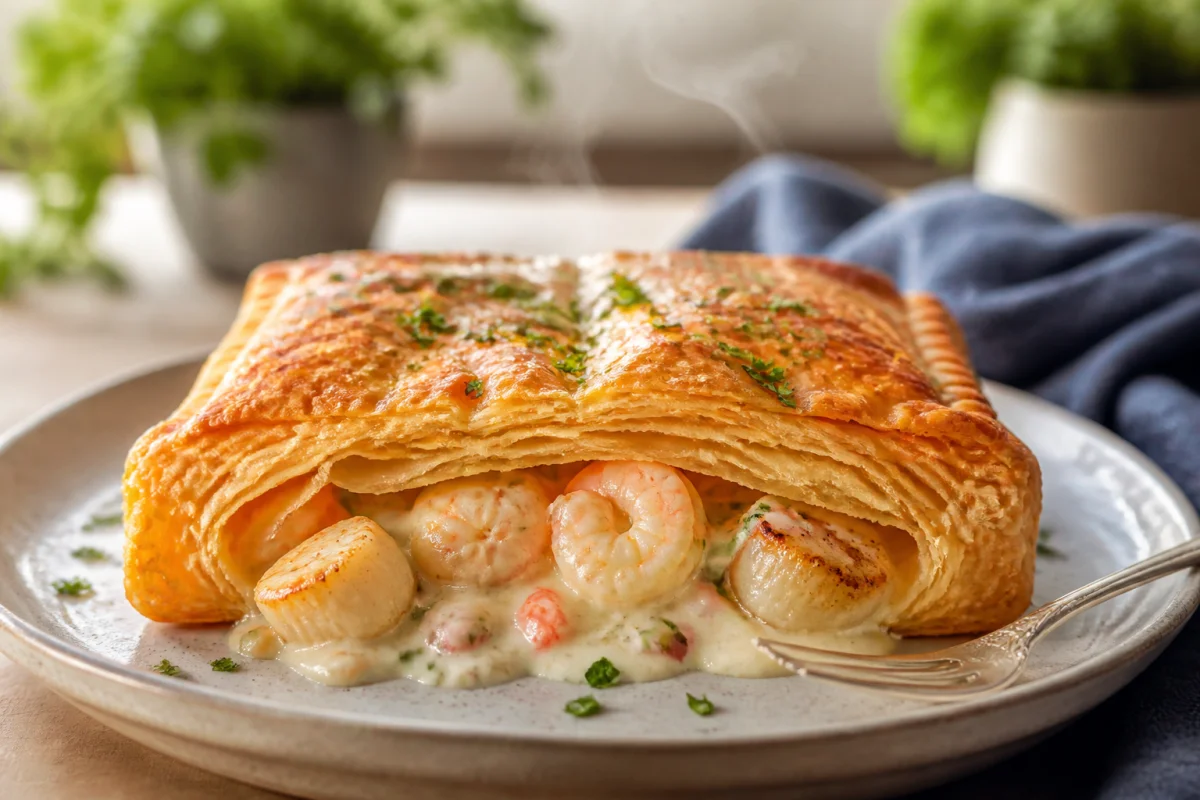 recette feuilleté aux fruits de mer