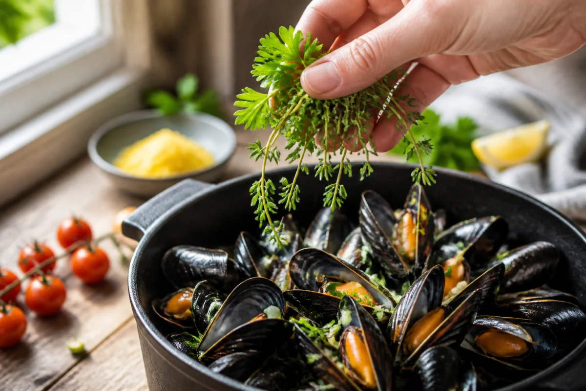 recette moules à la provençale