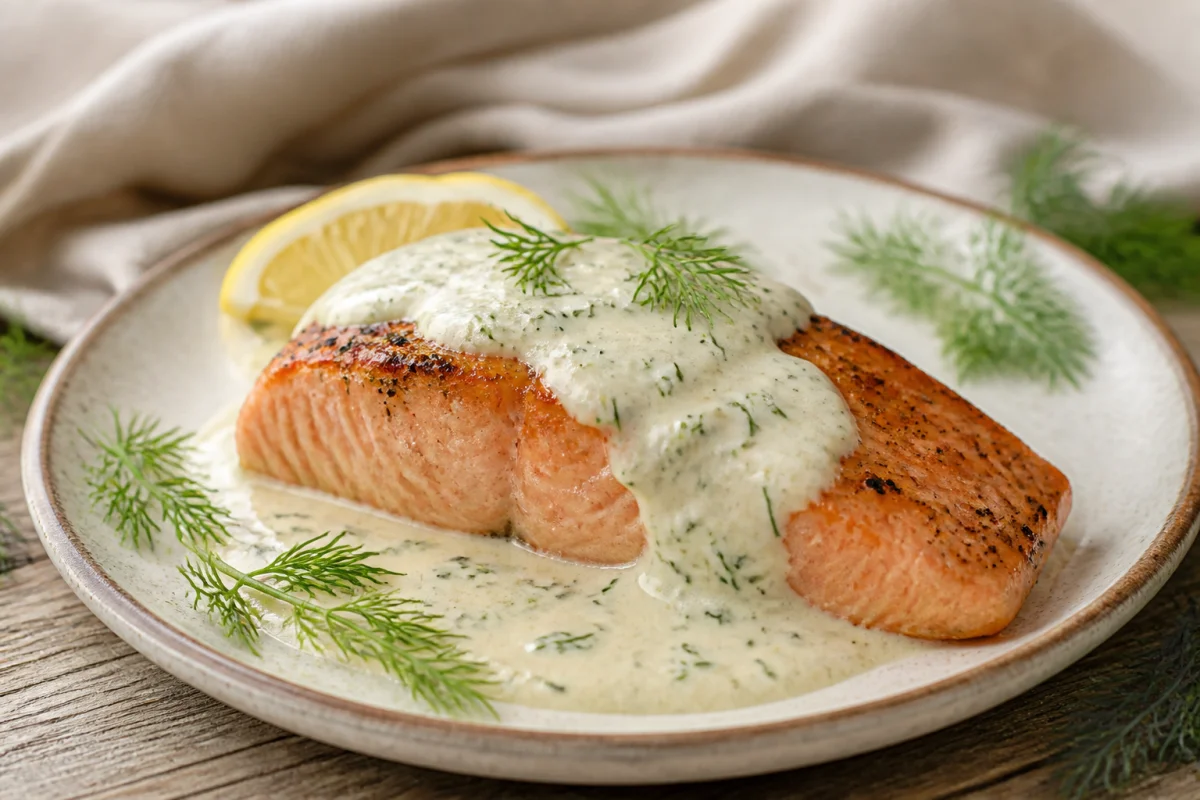 recette saumon sauce aneth