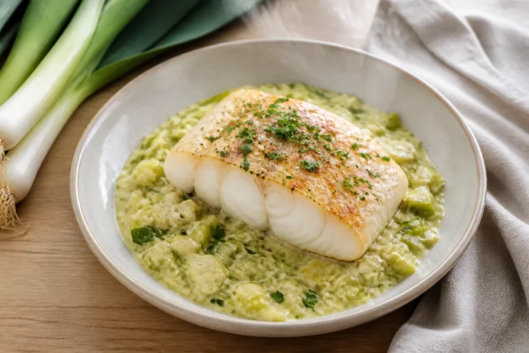 recette cabillaud aux poireaux