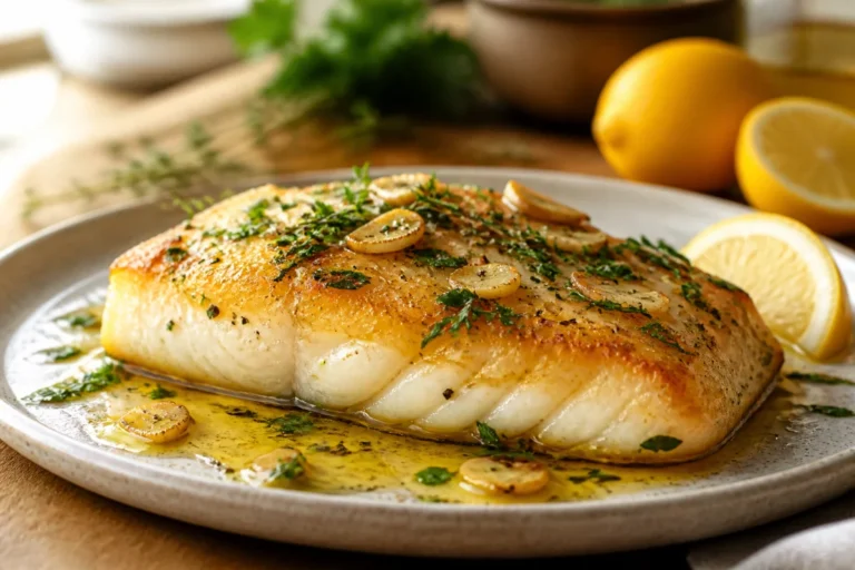 recette dos de cabillaud au four citron