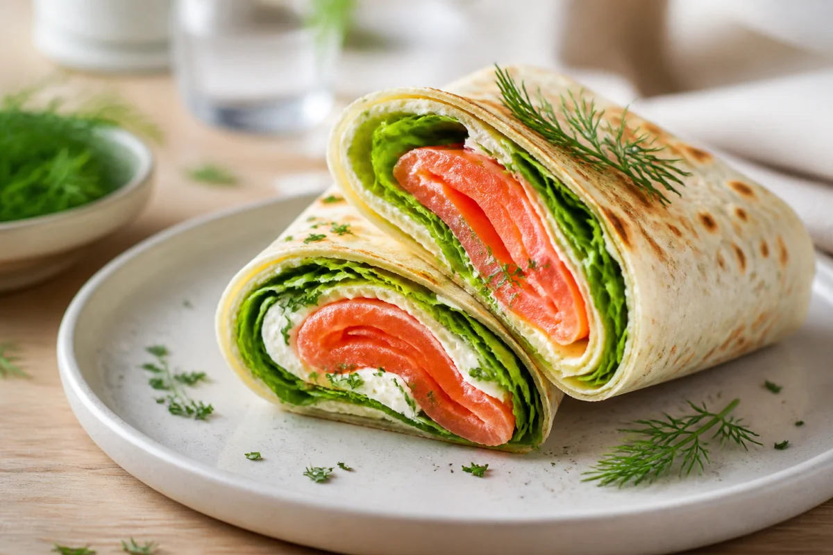 recette wrap saumon