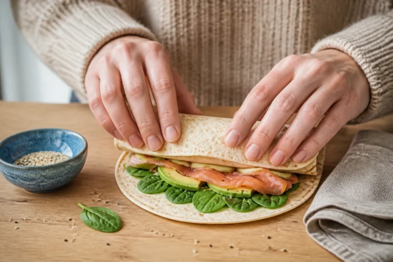 recette wrap saumon