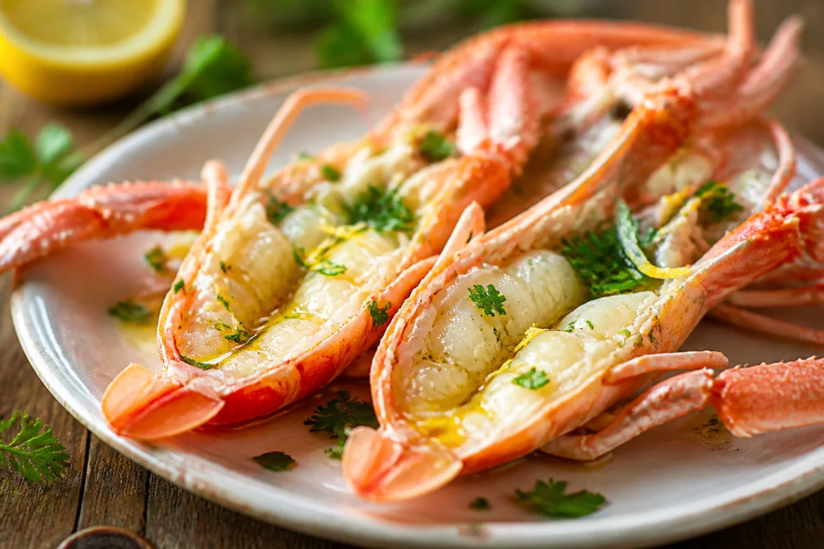 recette langoustines au four