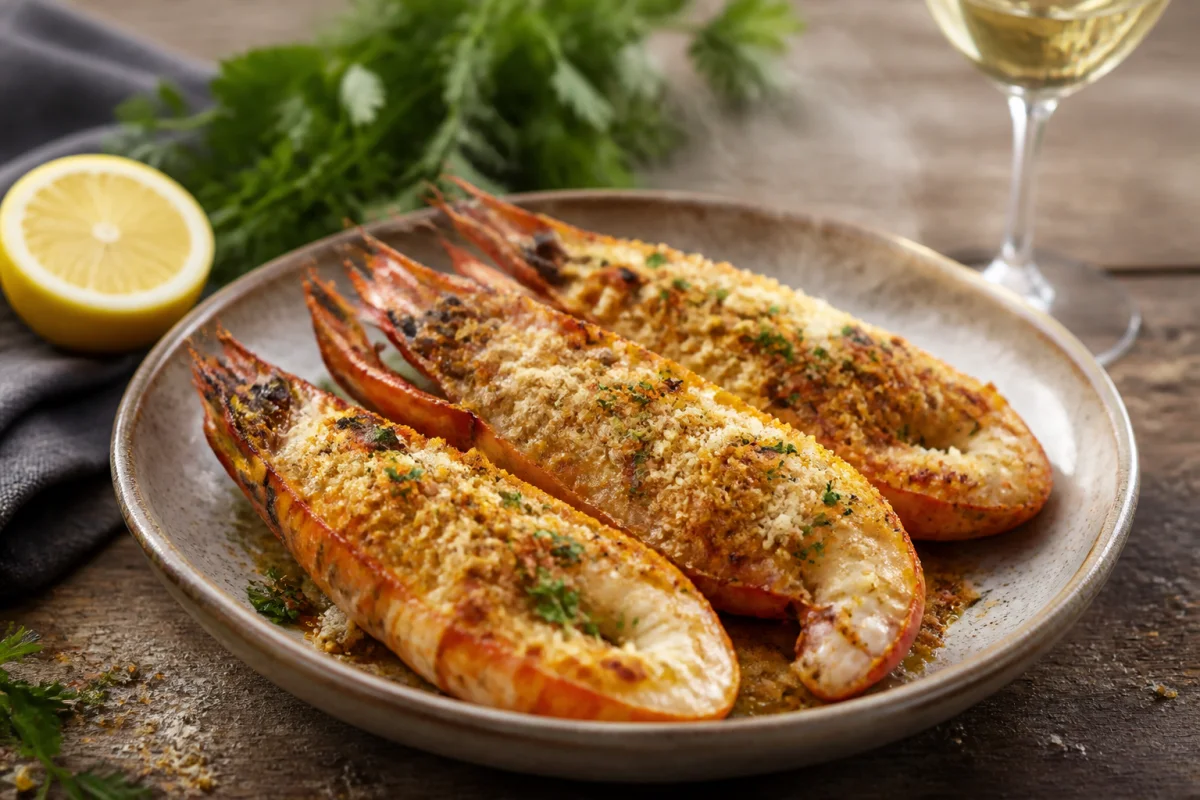recette langoustines au four